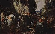 Kracker, Johann Lucas Taufers oil painting on canvas